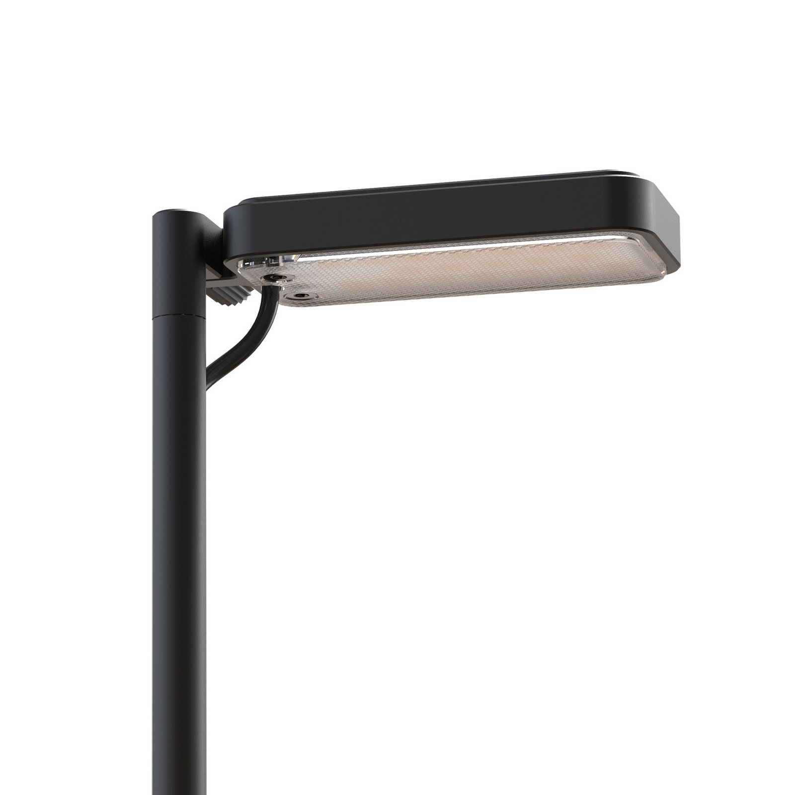 Luceplan LED-Wegelampe Flia, 120cm hoch, schwarz, Kunststoff