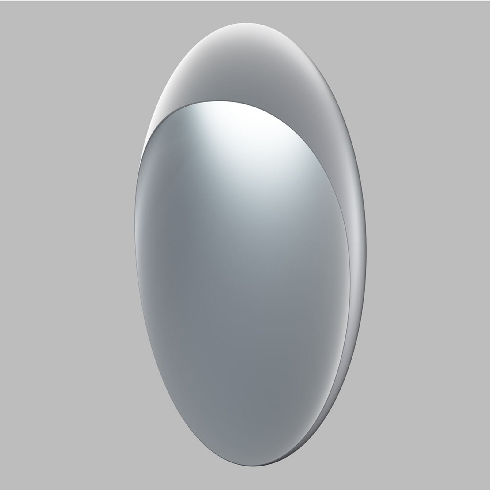 Flindt Lampa Ścienna Ø300 2700K w Kolorze Aluminiowego Szarego - Louis Poulsen