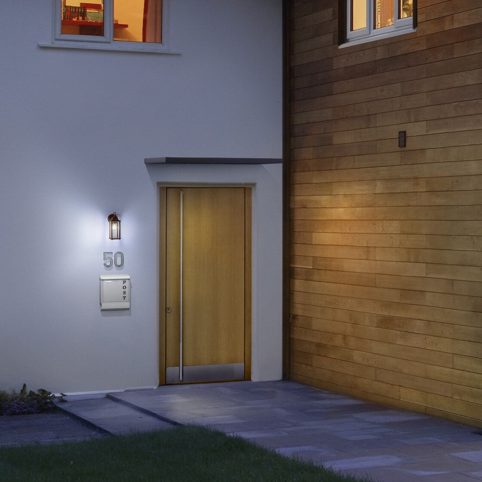 Aplique para exterior OSRAM ENDURA CLASSIC LANTERN, 29 cm, color óxido, IP43