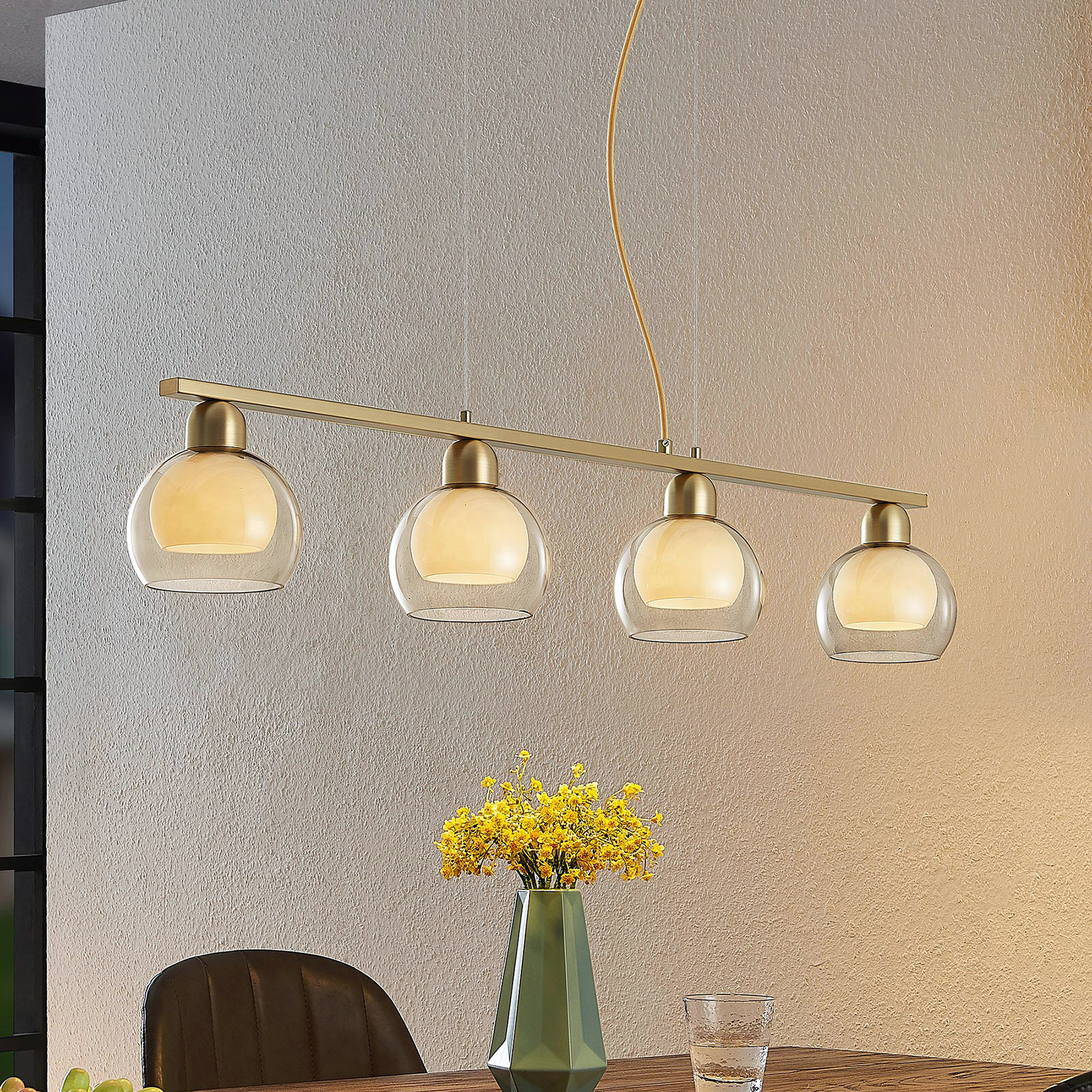 Lucande Mylah lámpara colgante, 4 luces