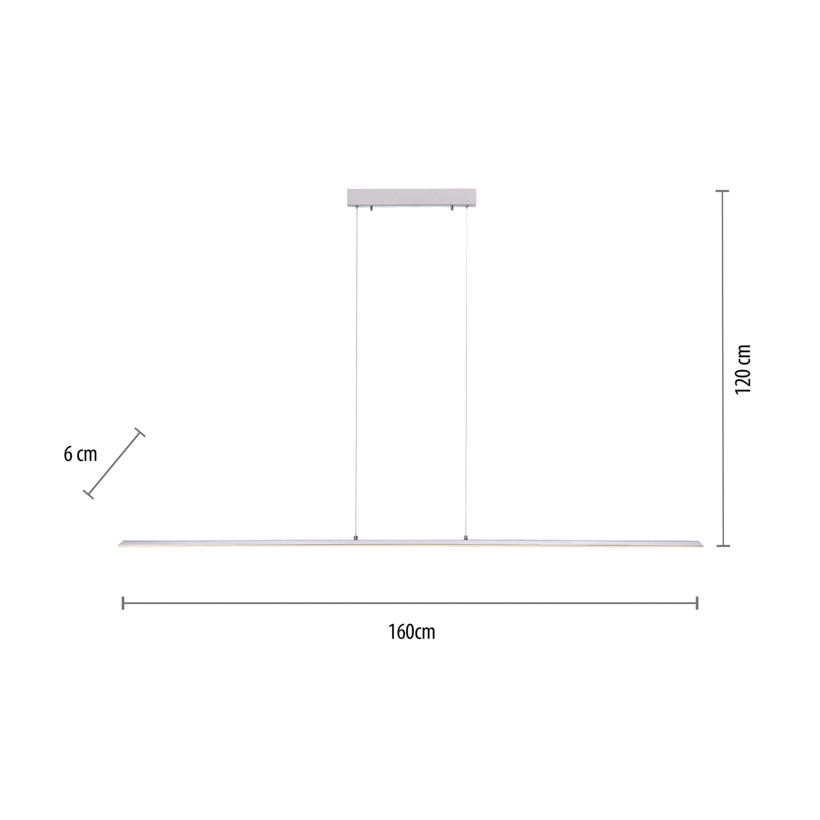 Lite LED-Hängeleuchte, diamond, 160 cm, CCT, dimmbar - PURE Lite LED-Hängeleuchte, diamond, 160 cm, CCT, dimmbar - PURE