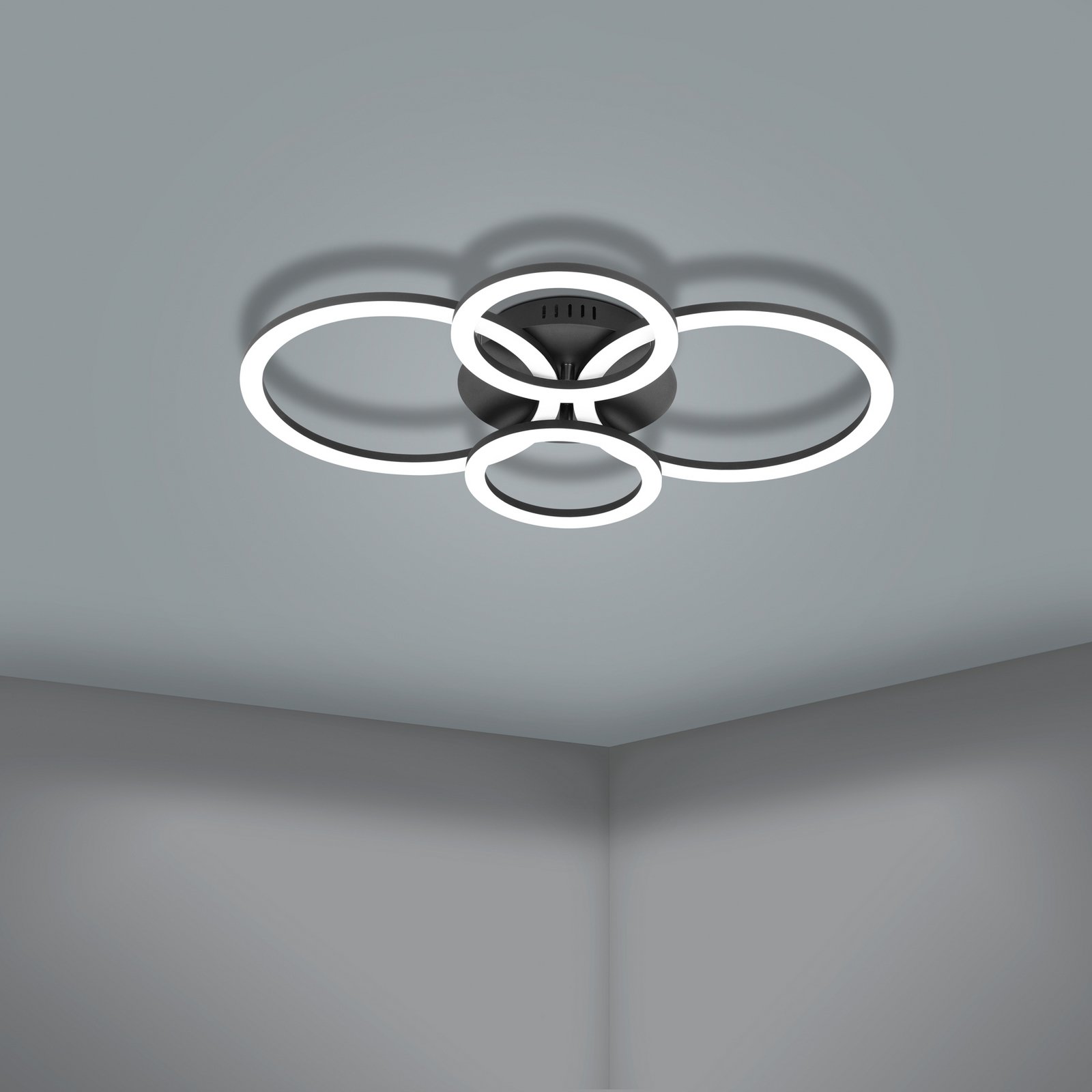 EGLO connect Parrapos-Z LED-Deckenlampe, 4-flammig