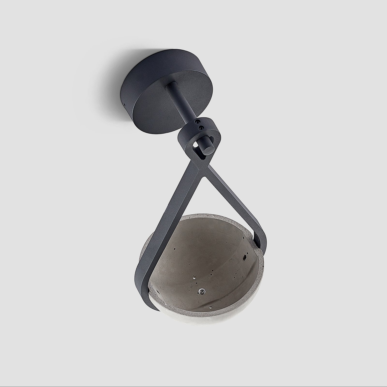 Florka Buiten Wandlamp IP54 Dark Grey - Lucande