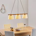 Hanglamp Sweden, 3-lamps, eiken rustiek