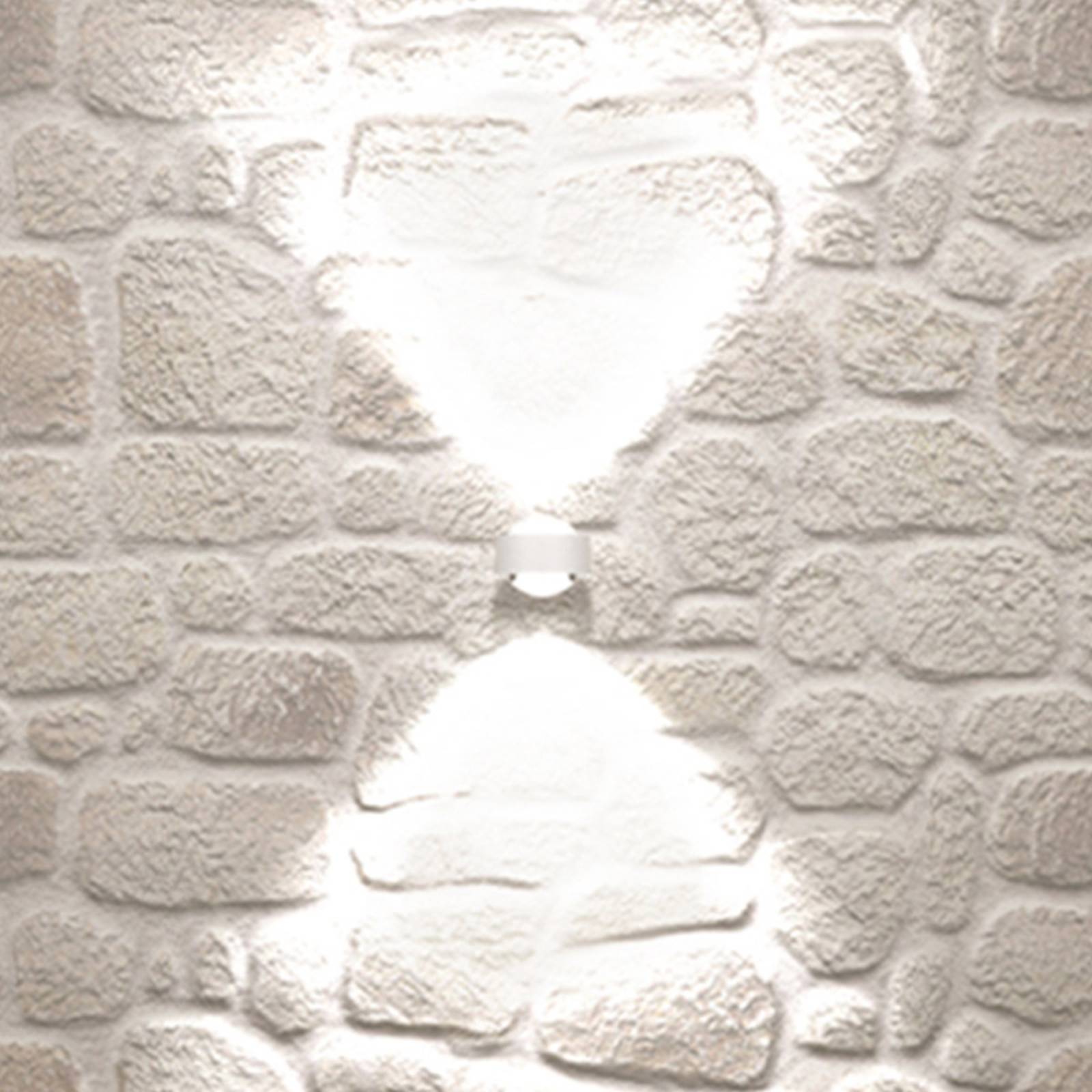 Top Light Puk Mini Wall G9 klara linser matt vit