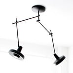 Arigato Plafonnier Double Noir - Grupa