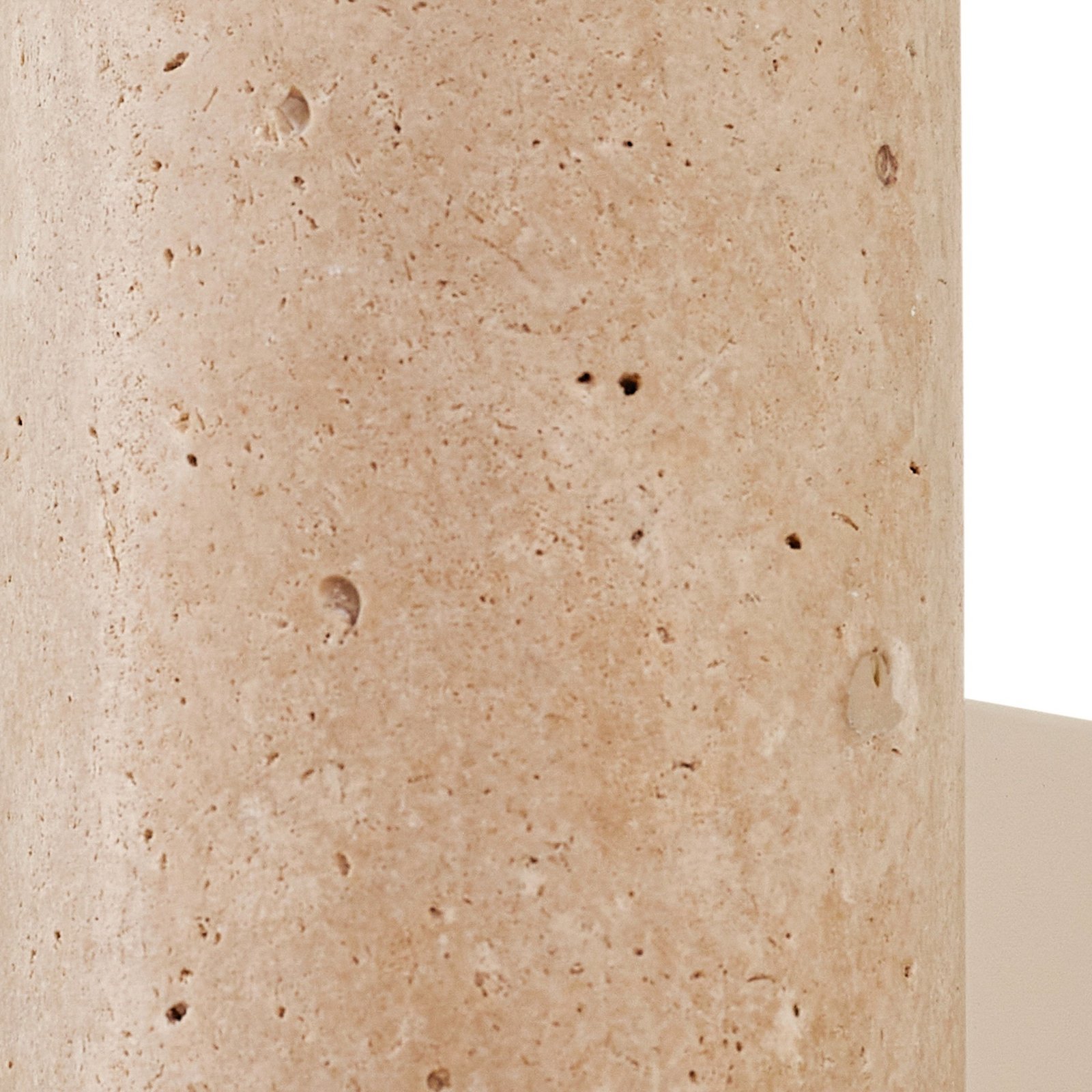 Applique murale Tavira, travertin, pierre, Up/Down - Lucande