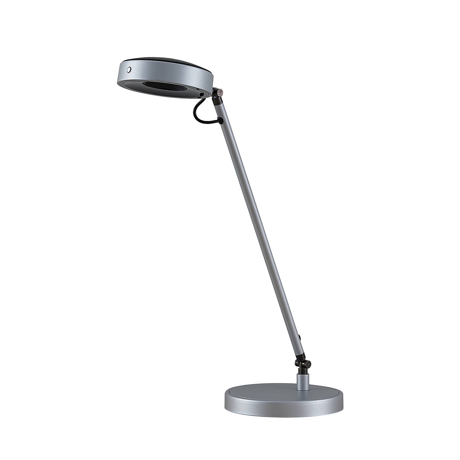 Lucande Vilana LED íróasztal lámpa, ezüst