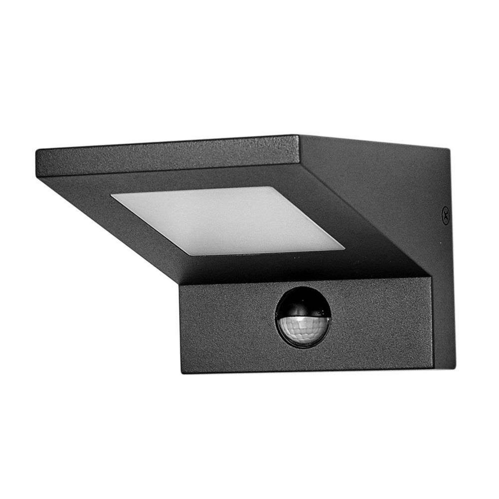 Levvon LED Candeeiro de Parede Exterior com Sensor Graphite - Lucande