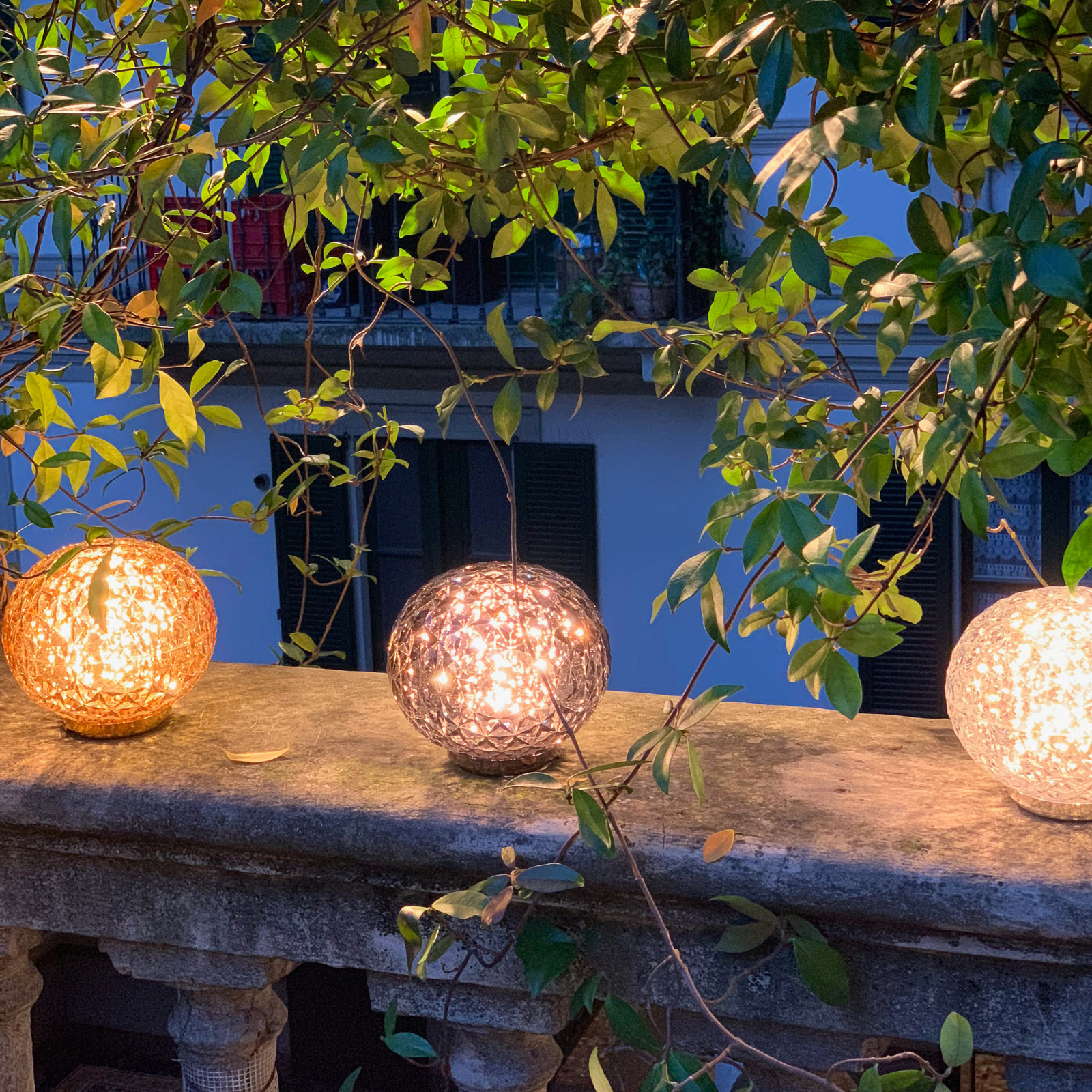 Mini Planet Battery Table Lamp Yellow - Kartell