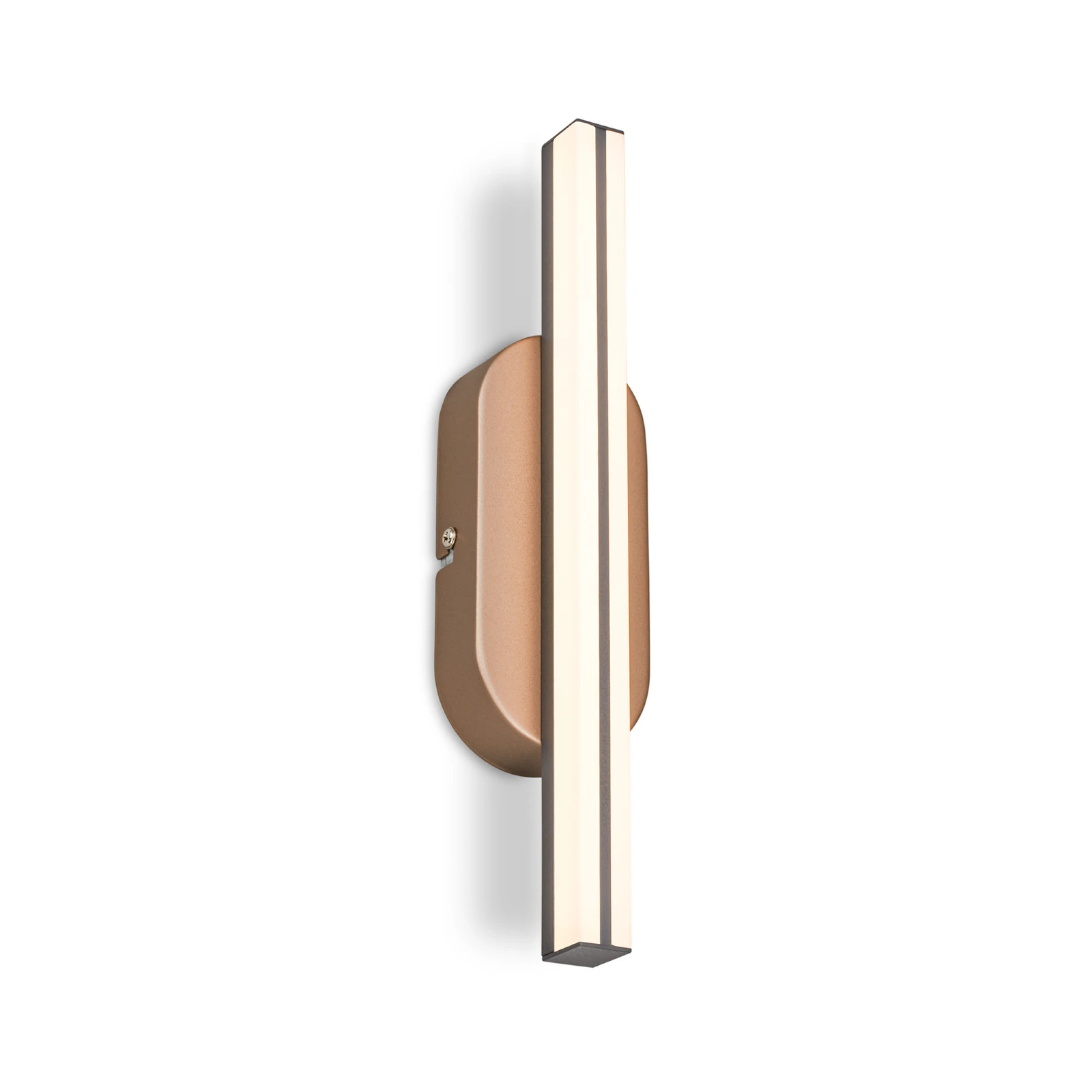 Ruth LED wall light, bronze/anthracite, height 30 cm, 3,000 K