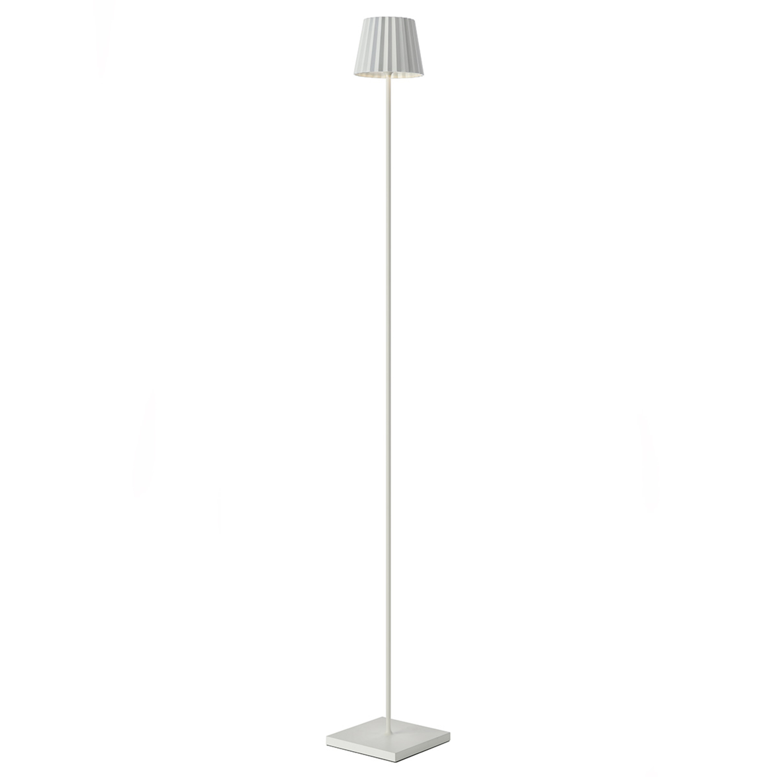 Sompex Troll LED floor lamp for outdoors, white, aluminium, 2.2 W, energy efficiency: A+, H: 120 cm