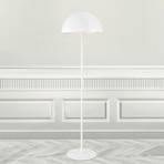 Ellen 40 floor lamp with a white metal lampshade
