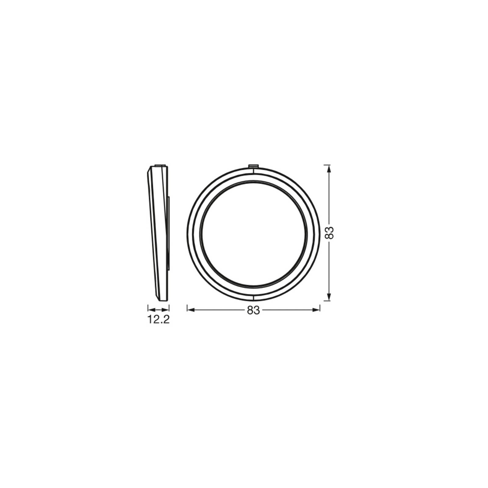 OSRAM SMART+ WiFi UNDERCABINET ROUND, biały, Ø 8 cm, zestaw 3 szt