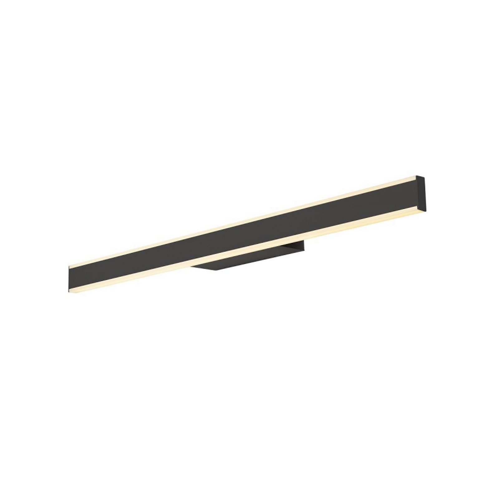 SLV Applique pour salle de bain LED One Linear, 70 cm, noir, CCT