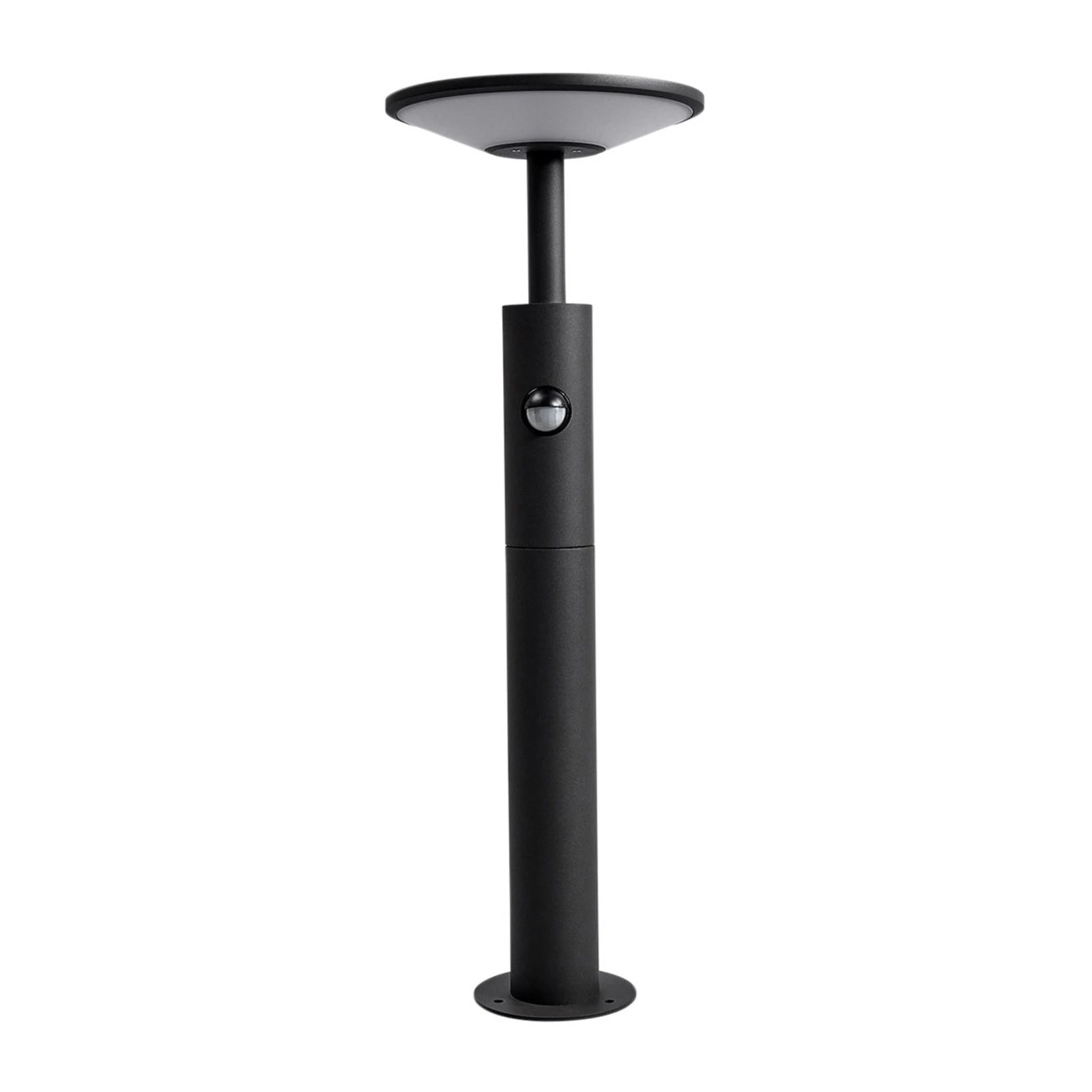 Bolardo luminoso LED Fenia de Lucande, 60 cm, sensor, IP54, antracita