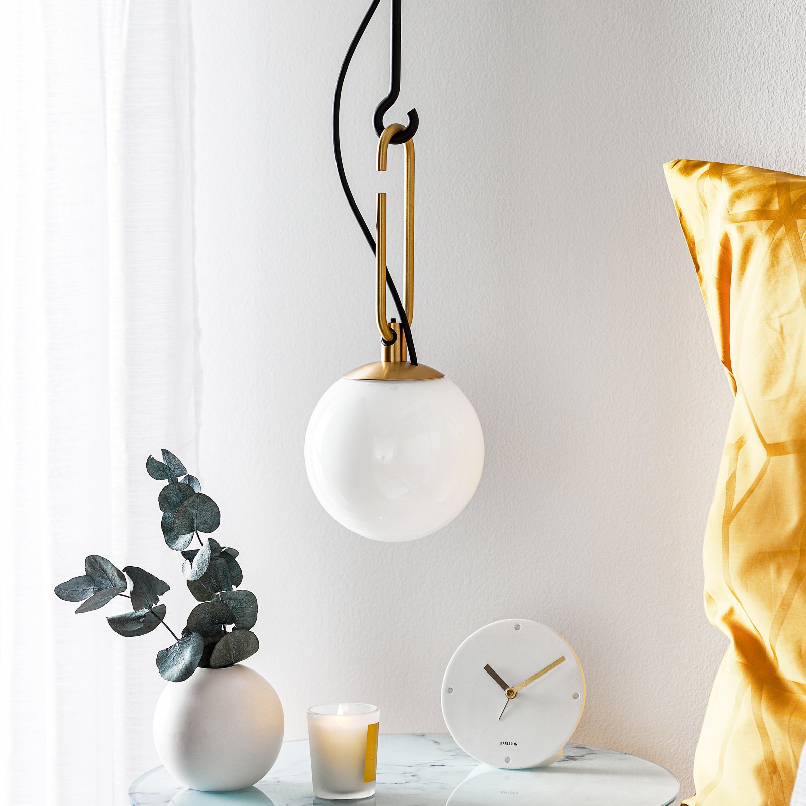Nh 14 S Závěsné Světlo Black/Brass - Artemide - Artemide