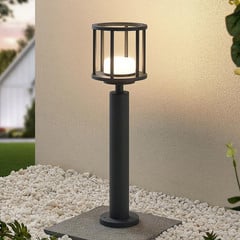 Lucande Berenike 60 cm-es fali lámpa, sötétszürke, fém, GX53