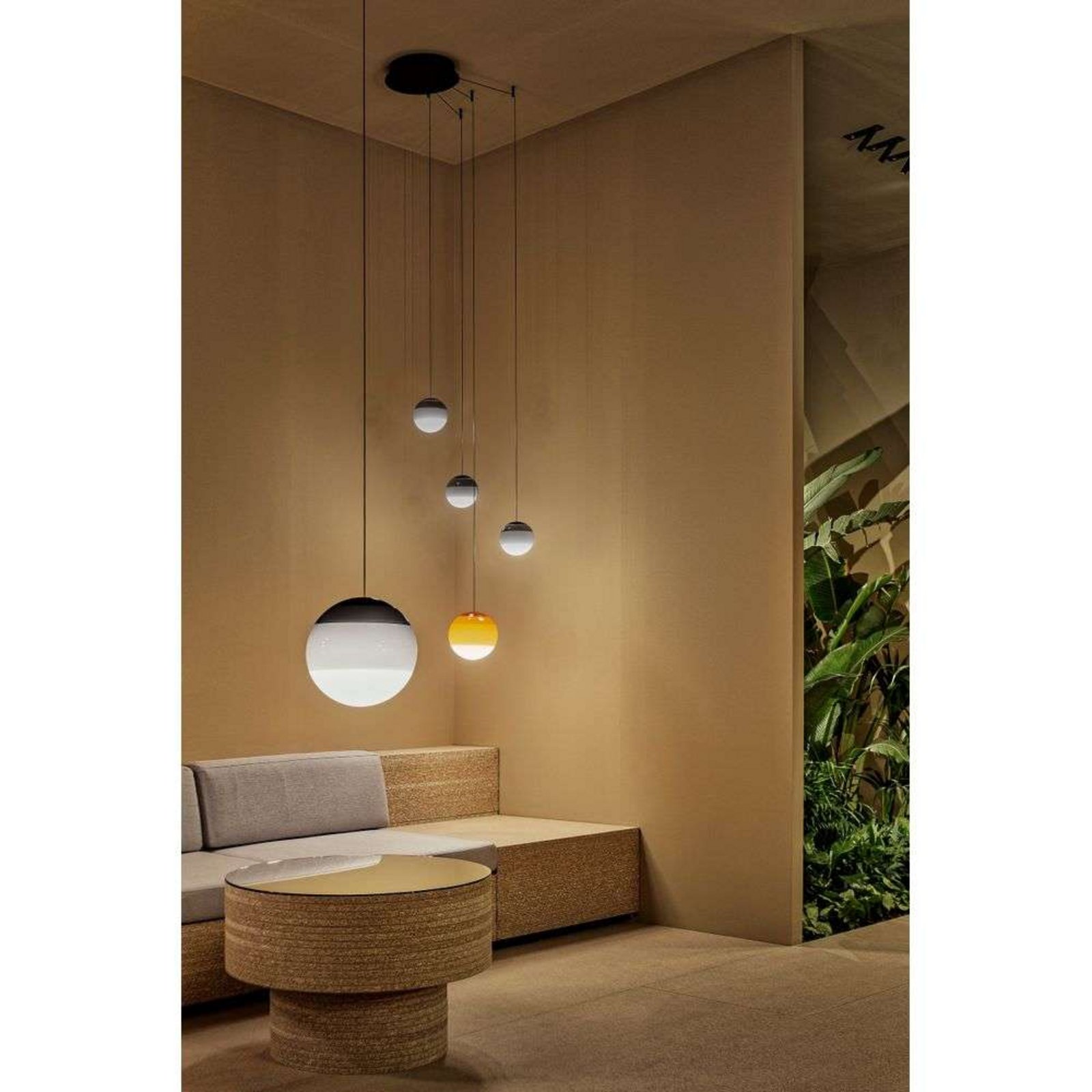 Dipping Light 40 Lustră Pendul Off-White - Marset