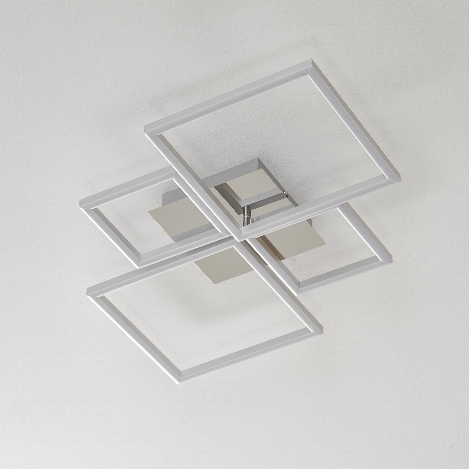 Plafoniera Frame LED, dimmerabile tramite interruttore a parete