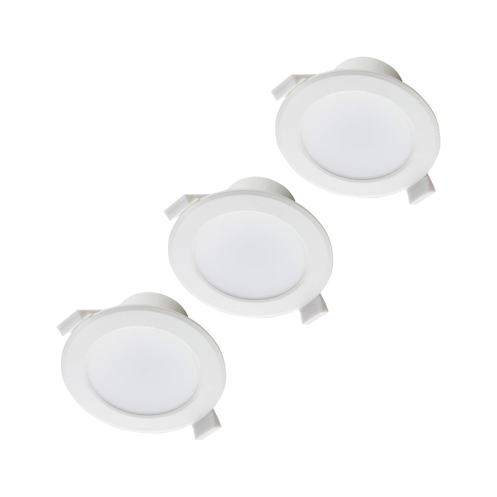 Prios Rida LED süllyesztett lámpa CCT 9,7 cm 7W 3