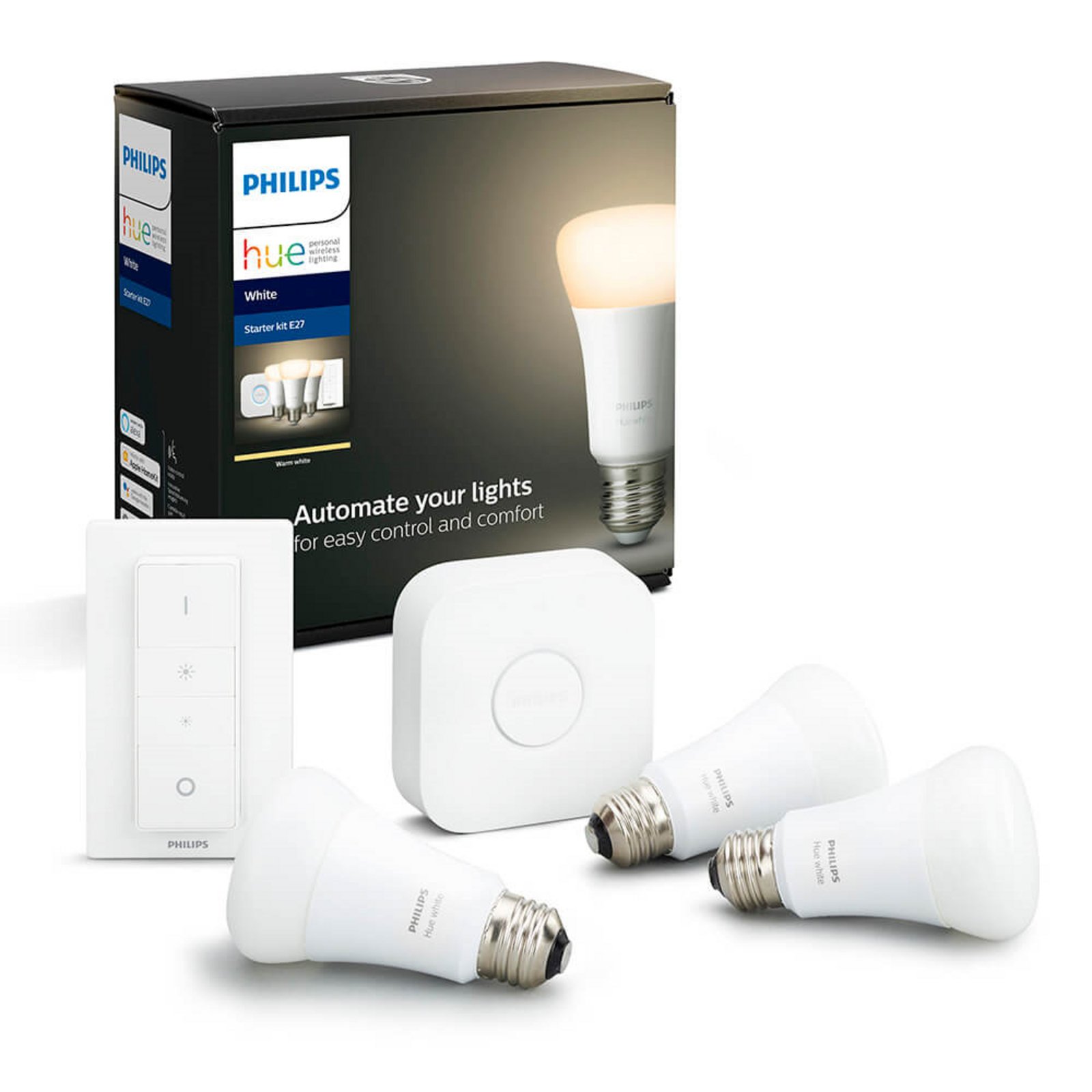 Philips Hue White Starter Kit 3 Bluetooth E27 - Philips Hue