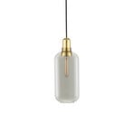 Amp Pendant Large Smoke/Brass - Normann Copenhagen