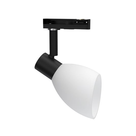 CUT GLOBAL Rälspot, svart, Ø 7 cm, 1-fas - Herstal