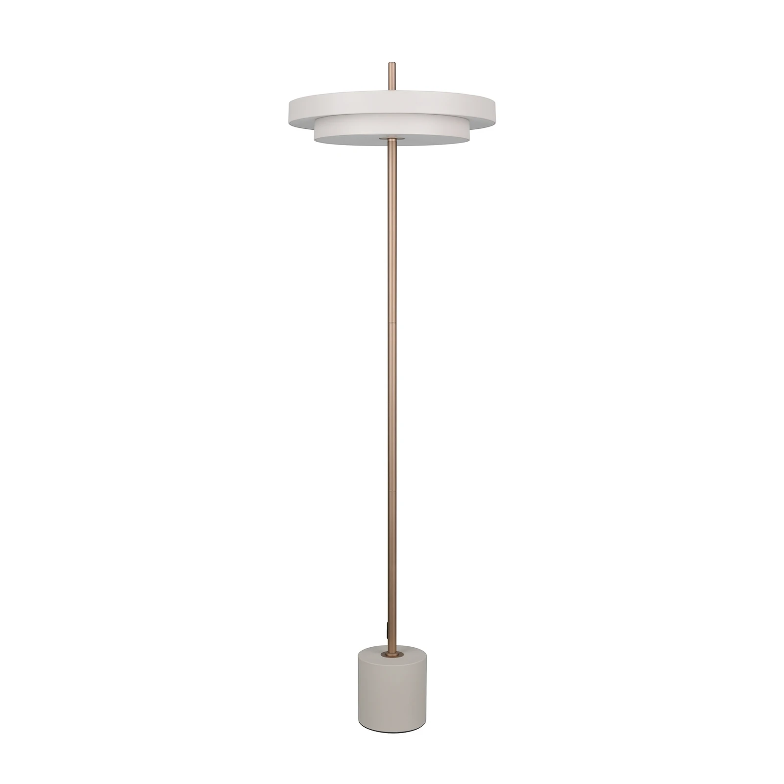 LED стояща лампа Keaton, светло сива, височина 138 cm, метал, CCT