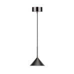 Kuro viseća lampa, Ø17 cm, crna, metal, G9 - Watt & Veke