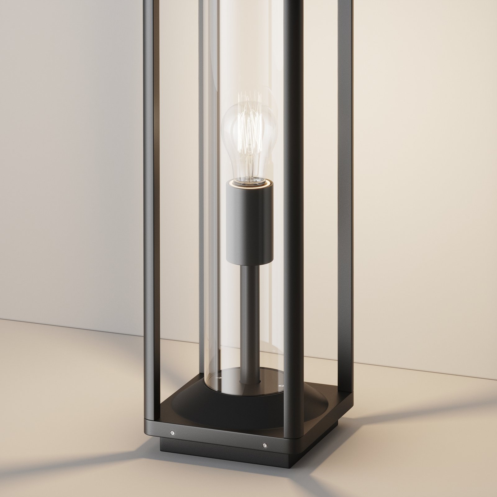 Maytoni Φωτιστικό βάσης Cell, γραφίτη, αλουμίνιο, ύψος 50 cm, IP54