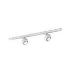 Molto Luce LED three-circuit track lighting system Mag, white, 827