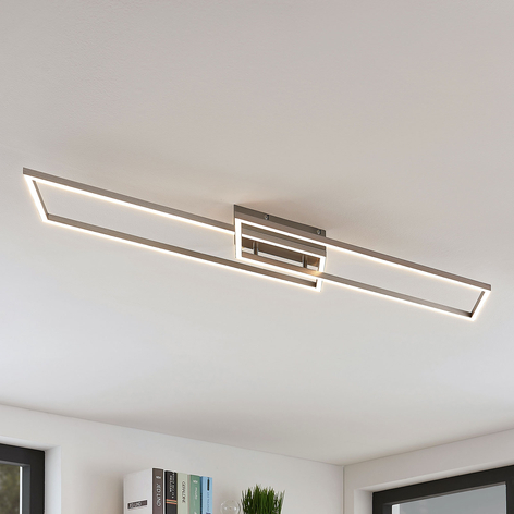 LED-Deckenlampe Quadra, dimmbar, 2-flg, 113,2 cm