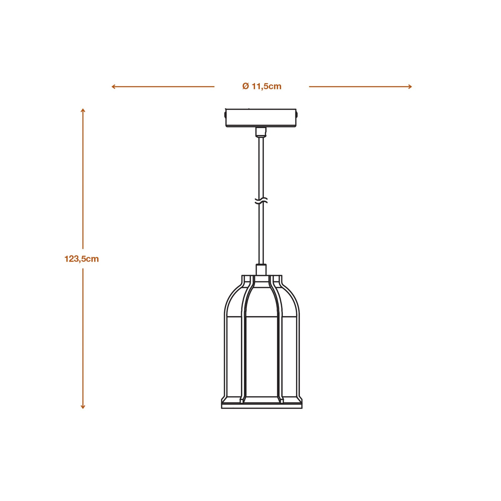 Lampa wisząca LEDVANCE Concrete Sim, beton, ciemnoszary