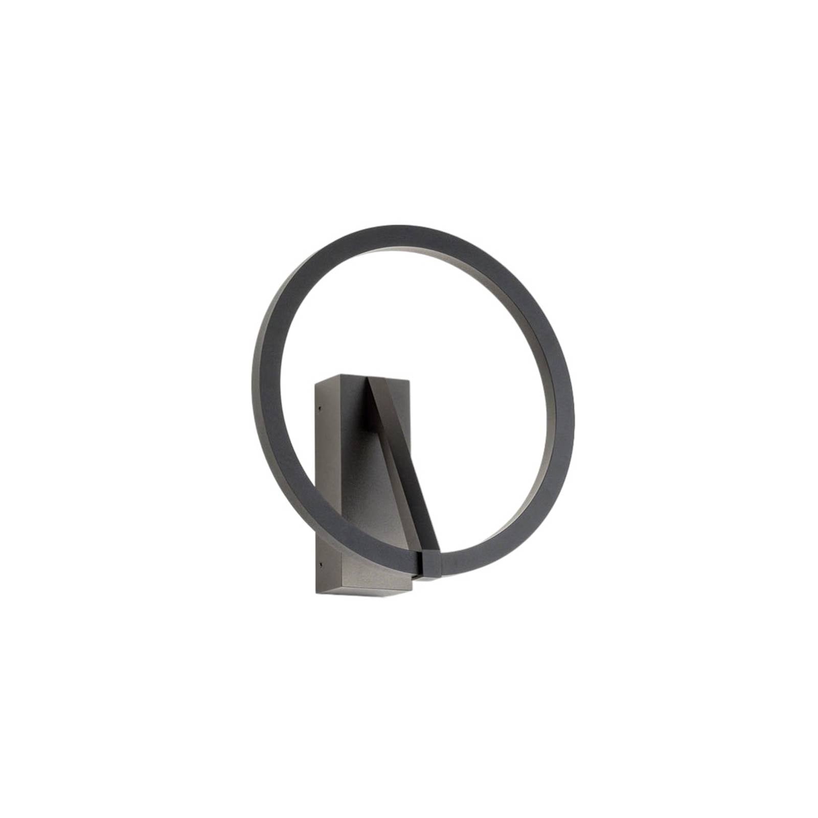 Helestra Elara LED-Wandlampe indirekt dim schwarz