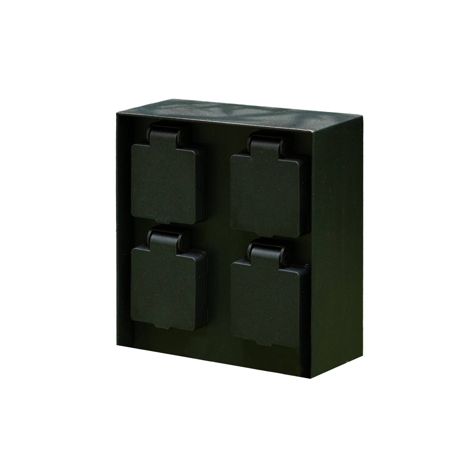 Prios Foranda Energiesäule, 4er, schwarz, 23 cm