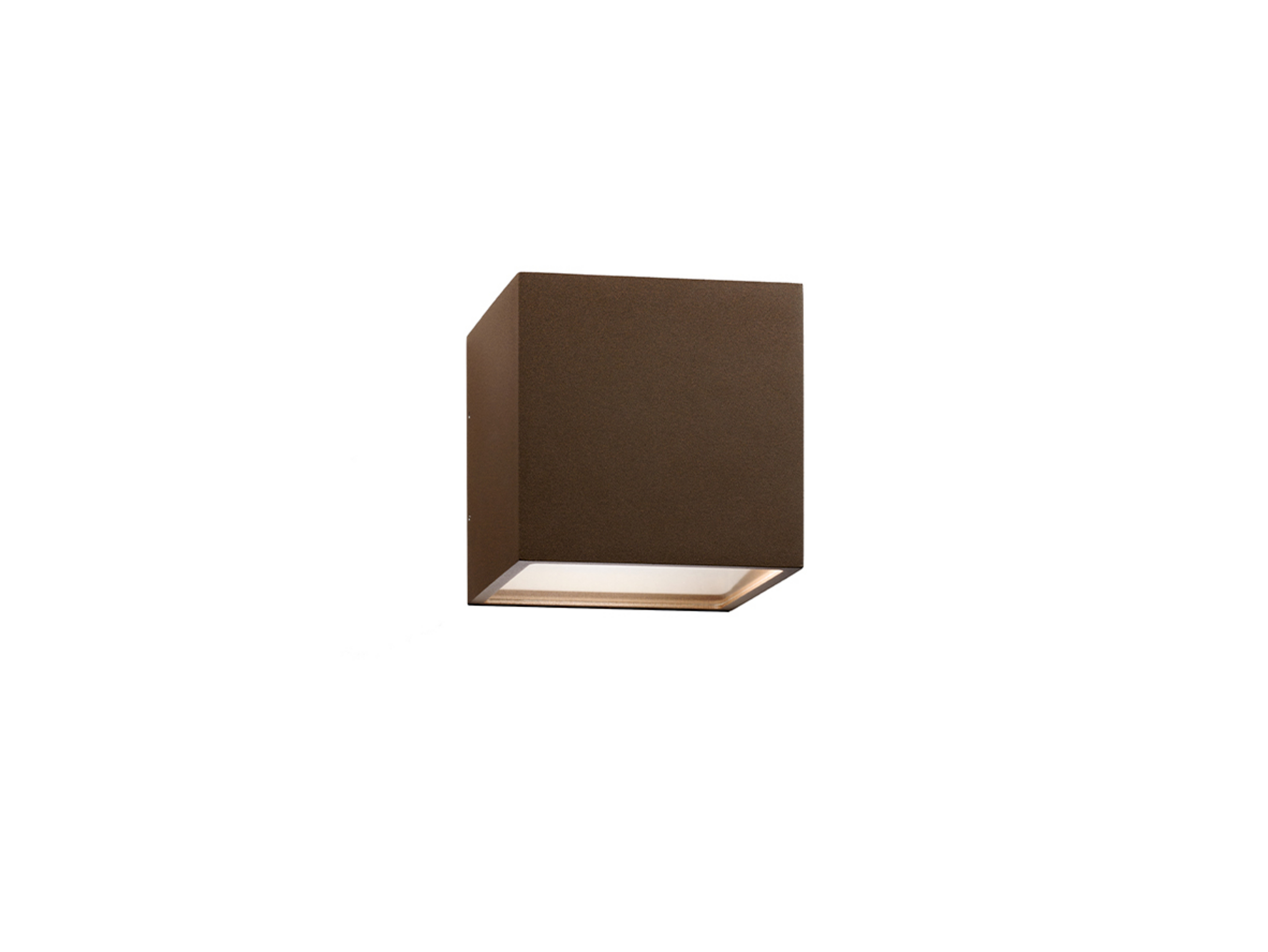 Cube LED Applique Murale XL 3000K Up/Down Rust - LIGHT-POINT