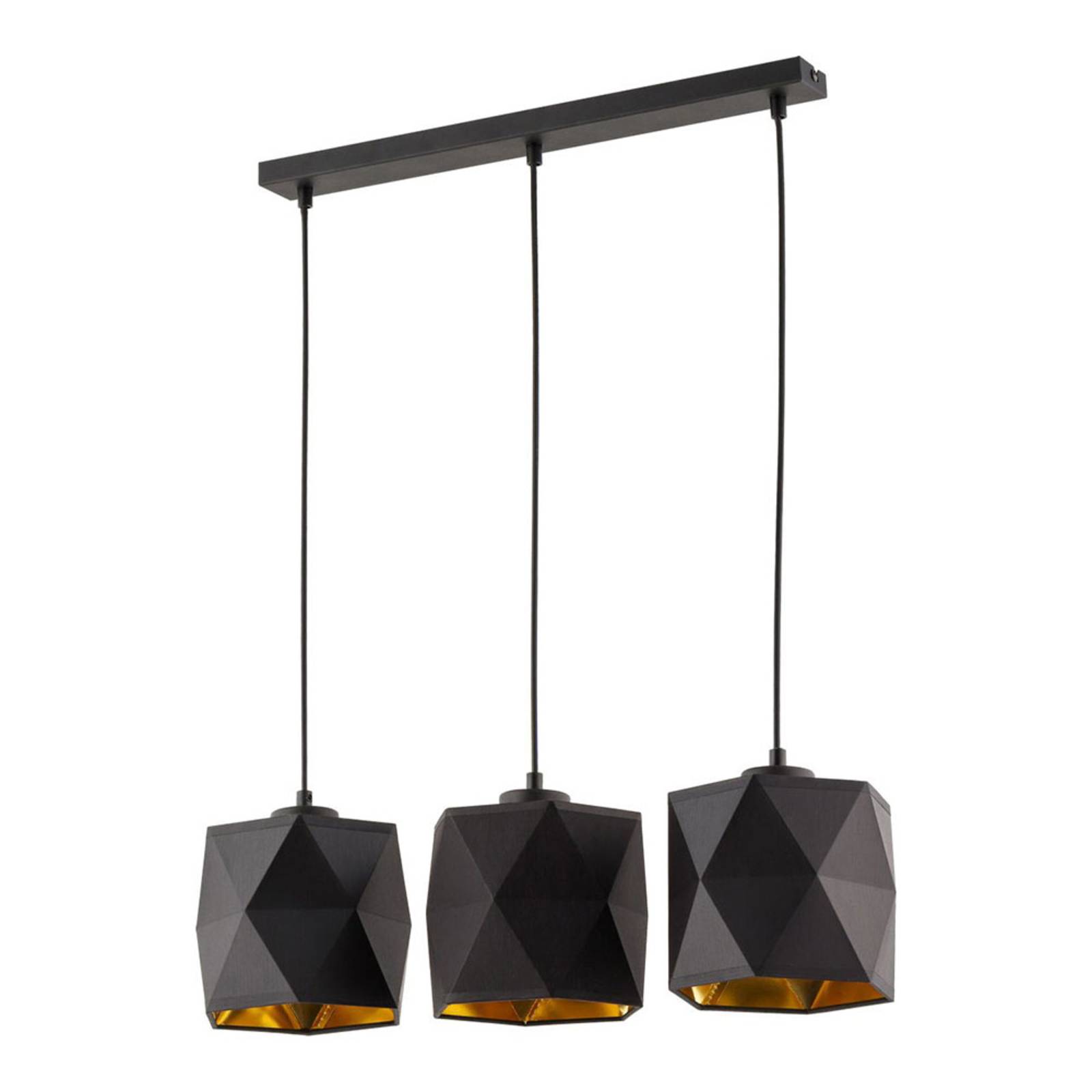 Pendelleuchte Siro, dreiflammig, Länge 60cm