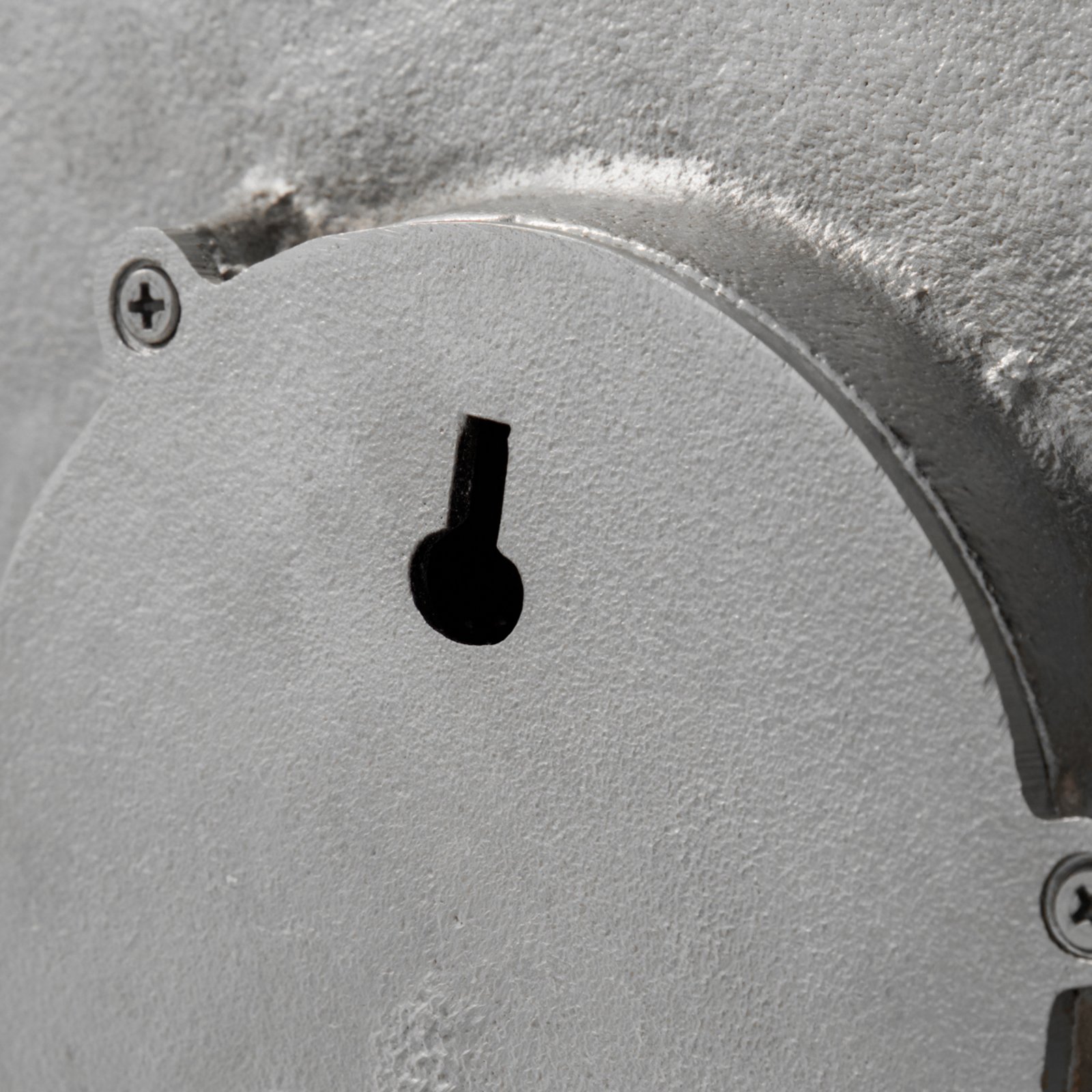 HDShow wall clock, silver-coloured, Ø 30 cm, metal - House Doctor