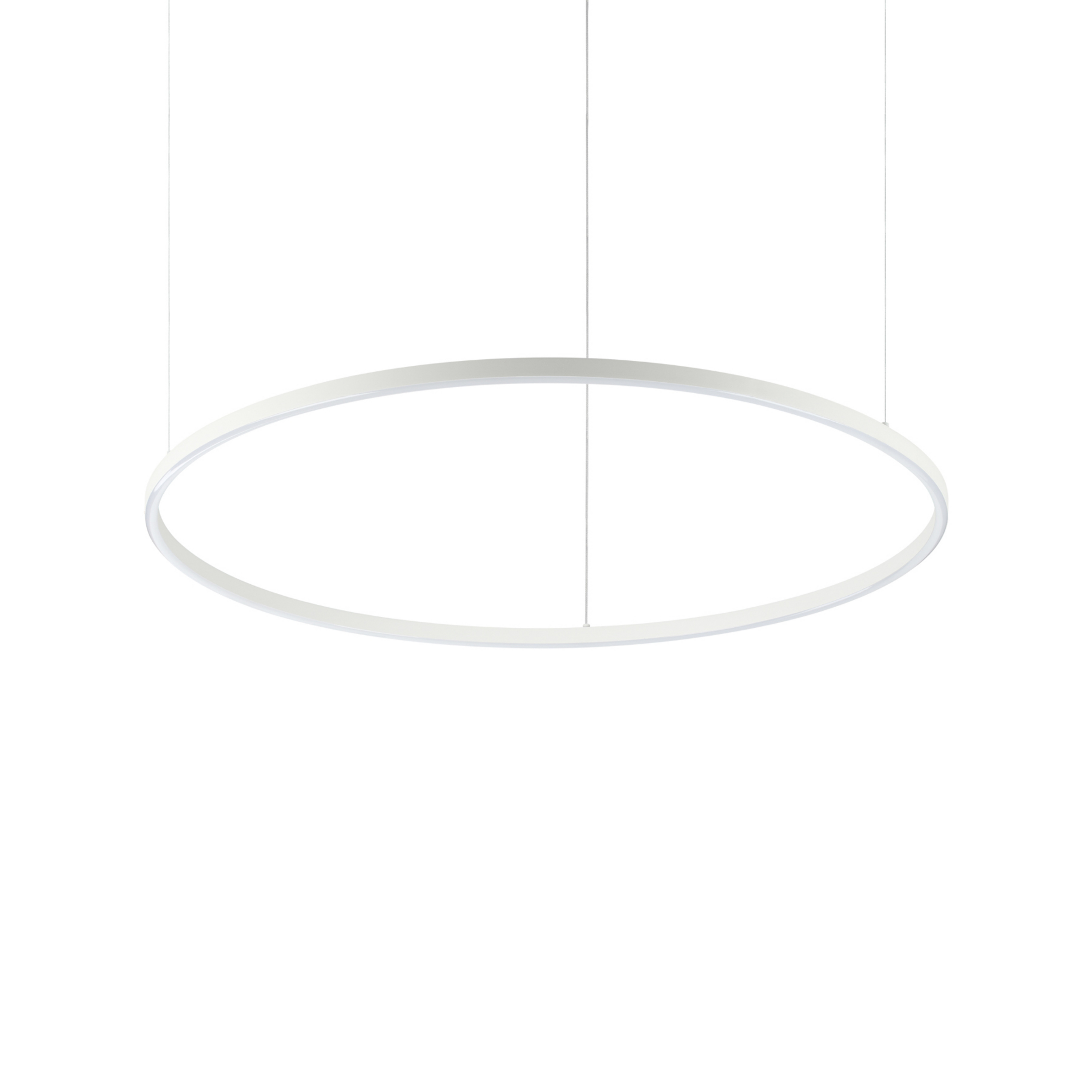 Lámpara colgante LED Ideal Lux Oracle Slim Ø 90 cm blanco 3000 K