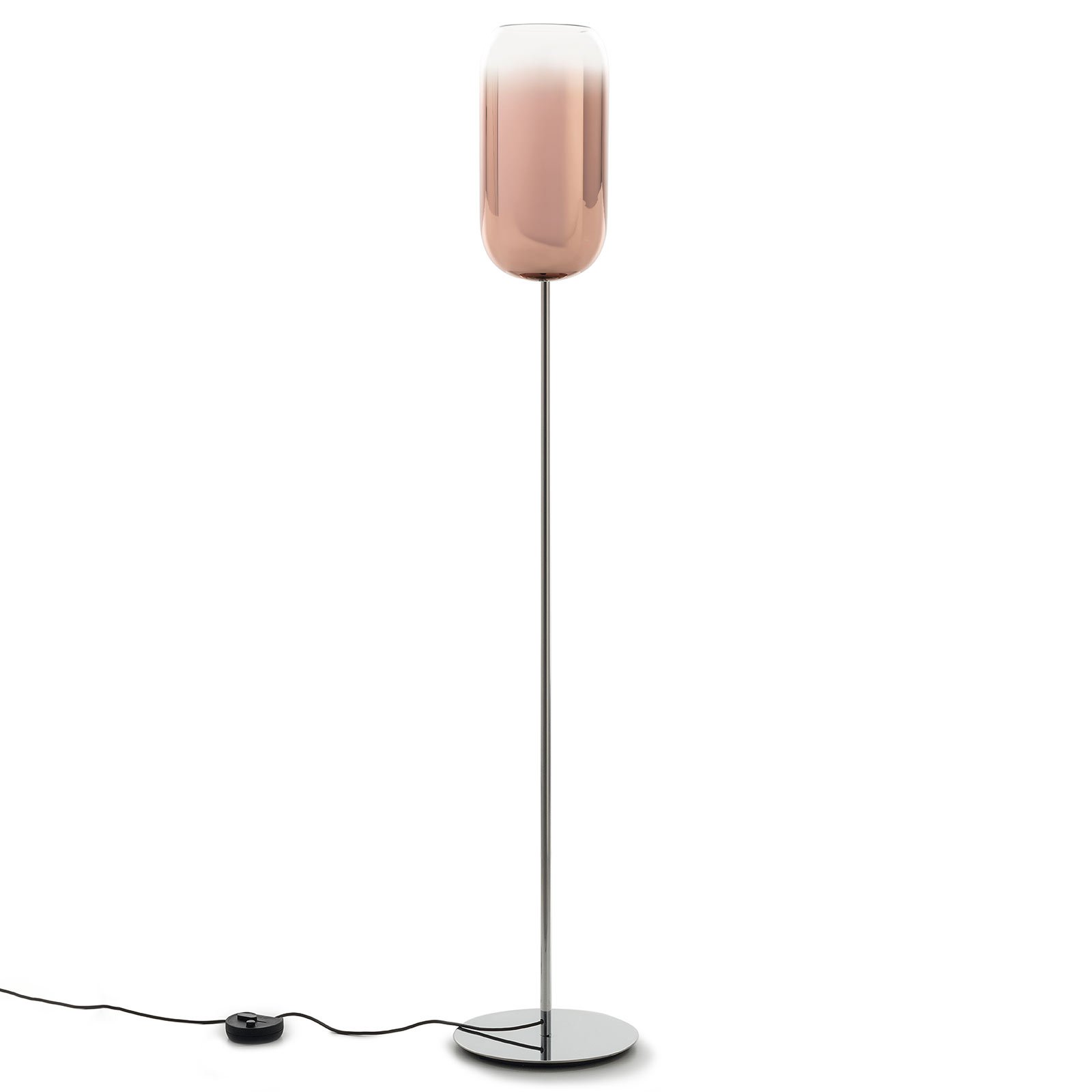 Artemide Gople floor lamp with silver base