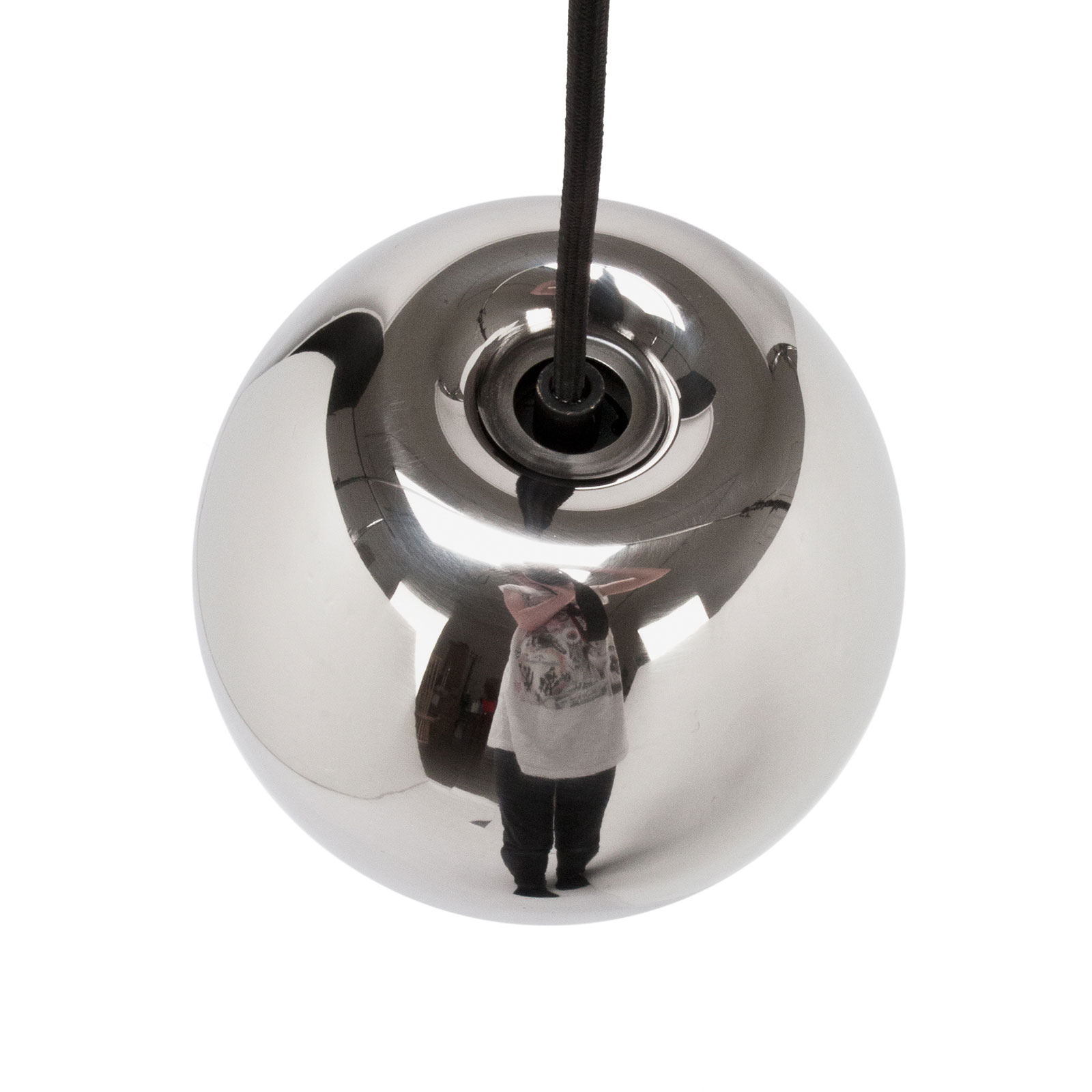 Tom Dixon Void Mini závesné LED svetlo Ø15cm chróm