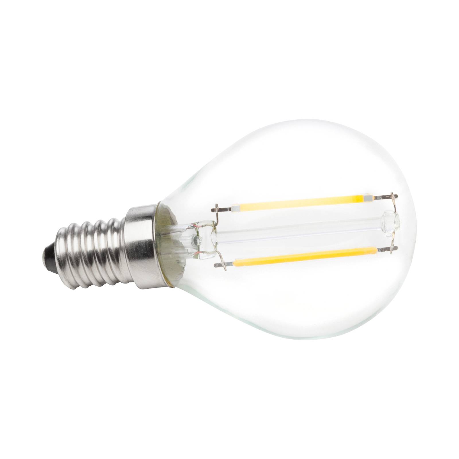 Müller Licht LED-filamentpære E14 G45 2W 827 klar