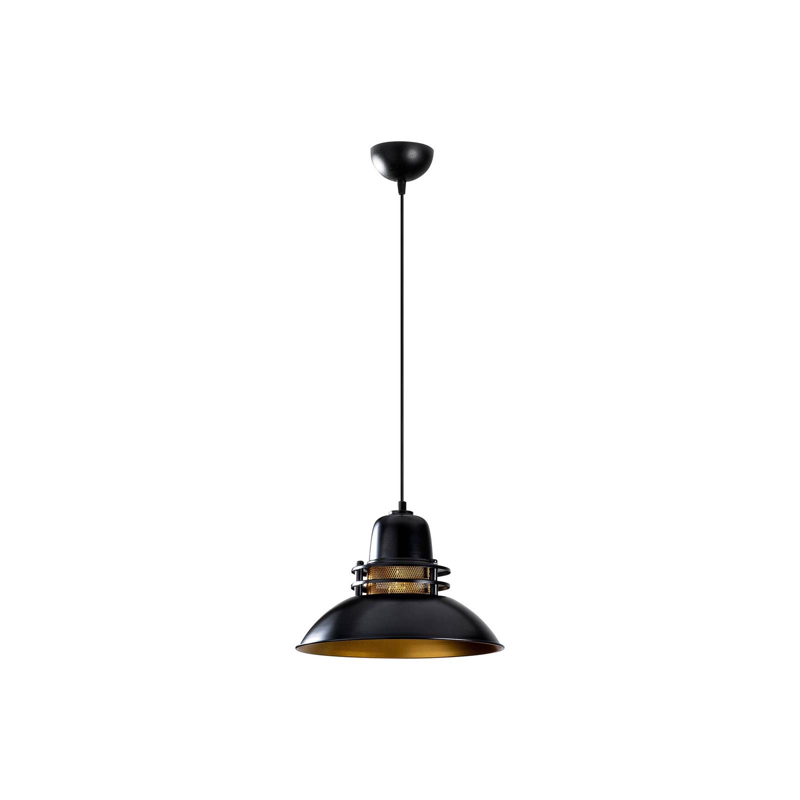 Hängeleuchte Berceste 226-S Ø34cm schwarz/gold