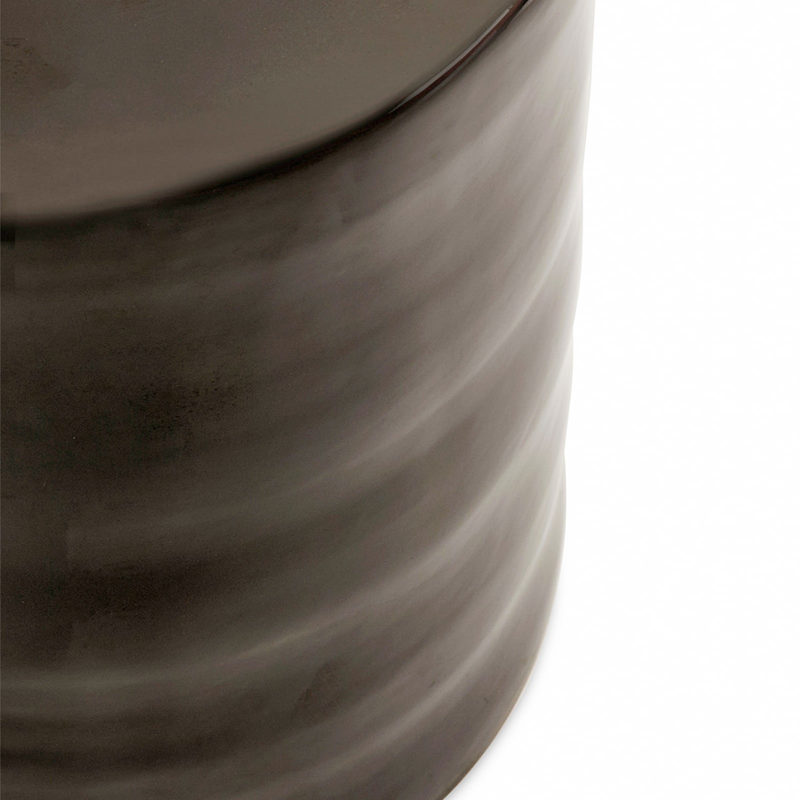 01 BROWN PAWN sidebord, mørkebrun, keramik, 46 cm høj – Serax