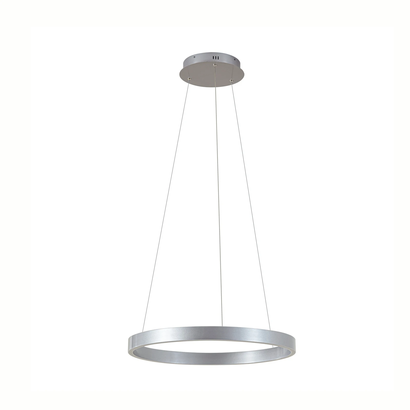 Lucande Lampada a sospensione a LED Yonam, Ø 60 cm, 1 luce, alluminio, CCT