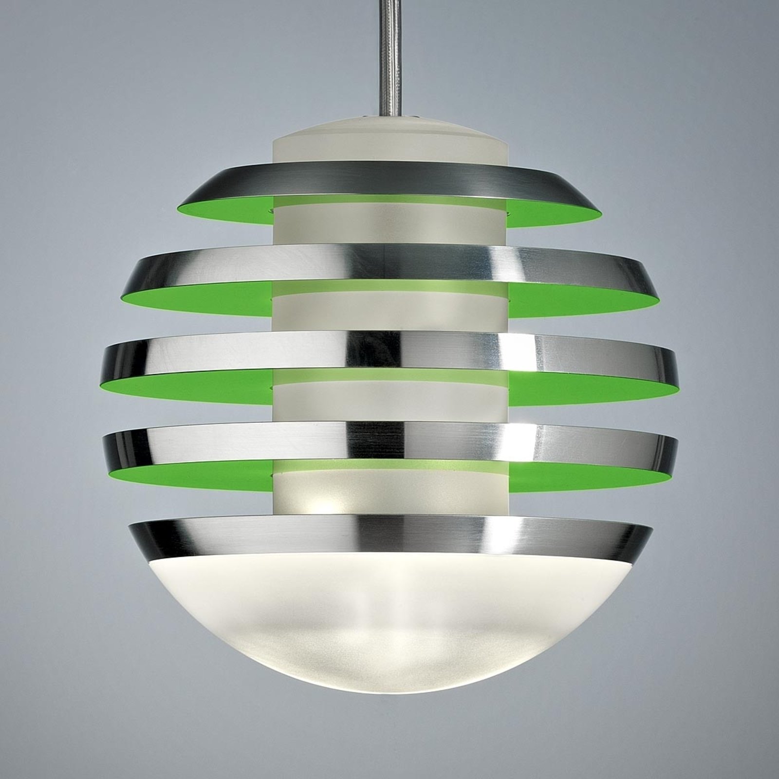 Grön LED-hänglampa BULO