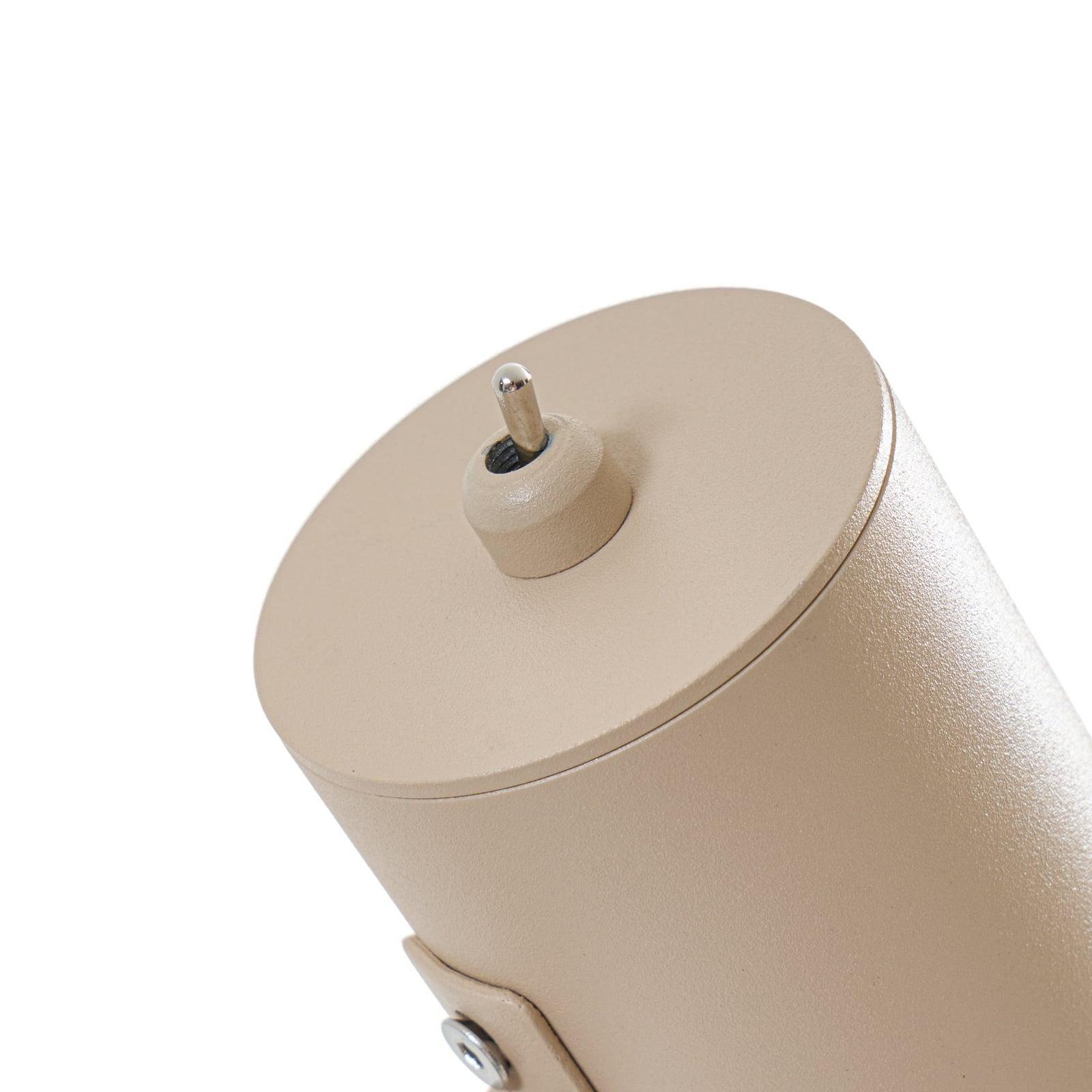 Vilo Stehleuchte, GU10, beige, beweglich, Höhe 153 cm, Metall - Lindby