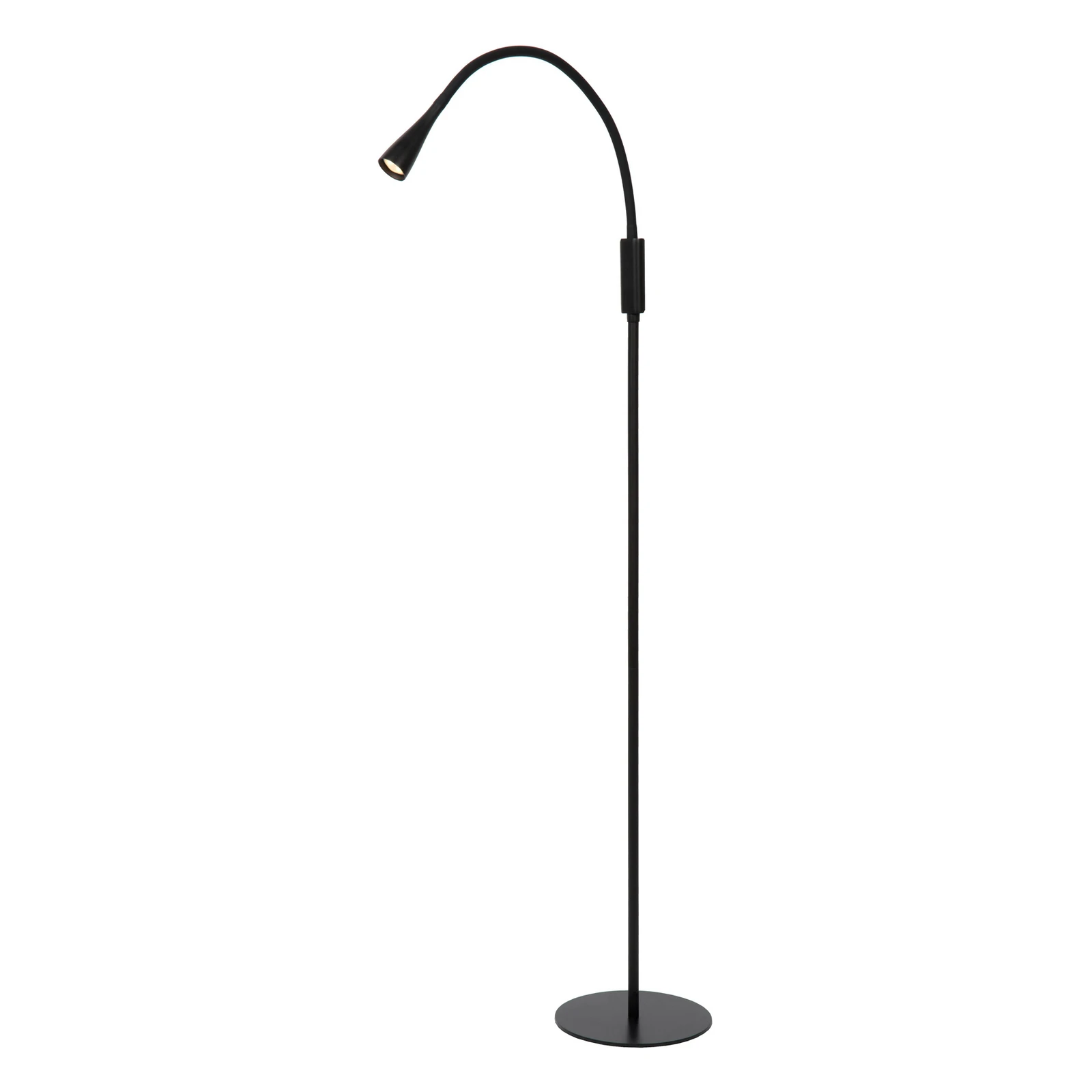 LED-Stehlampe Zozy, schwarz, 3-StepDim, Höhe 145 cm, Flexarm