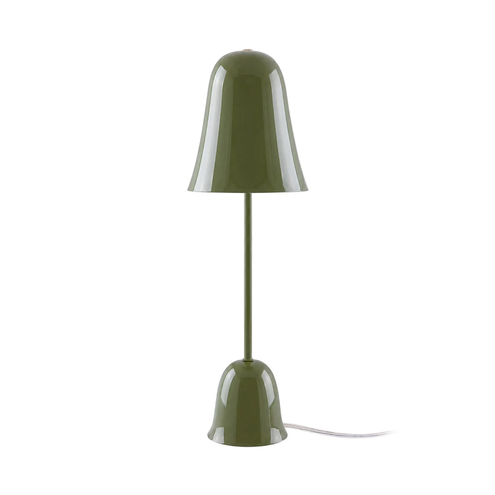 Globen Lighting Blåklockan stolna lampa, maslinasto zelena, visina 56 cm